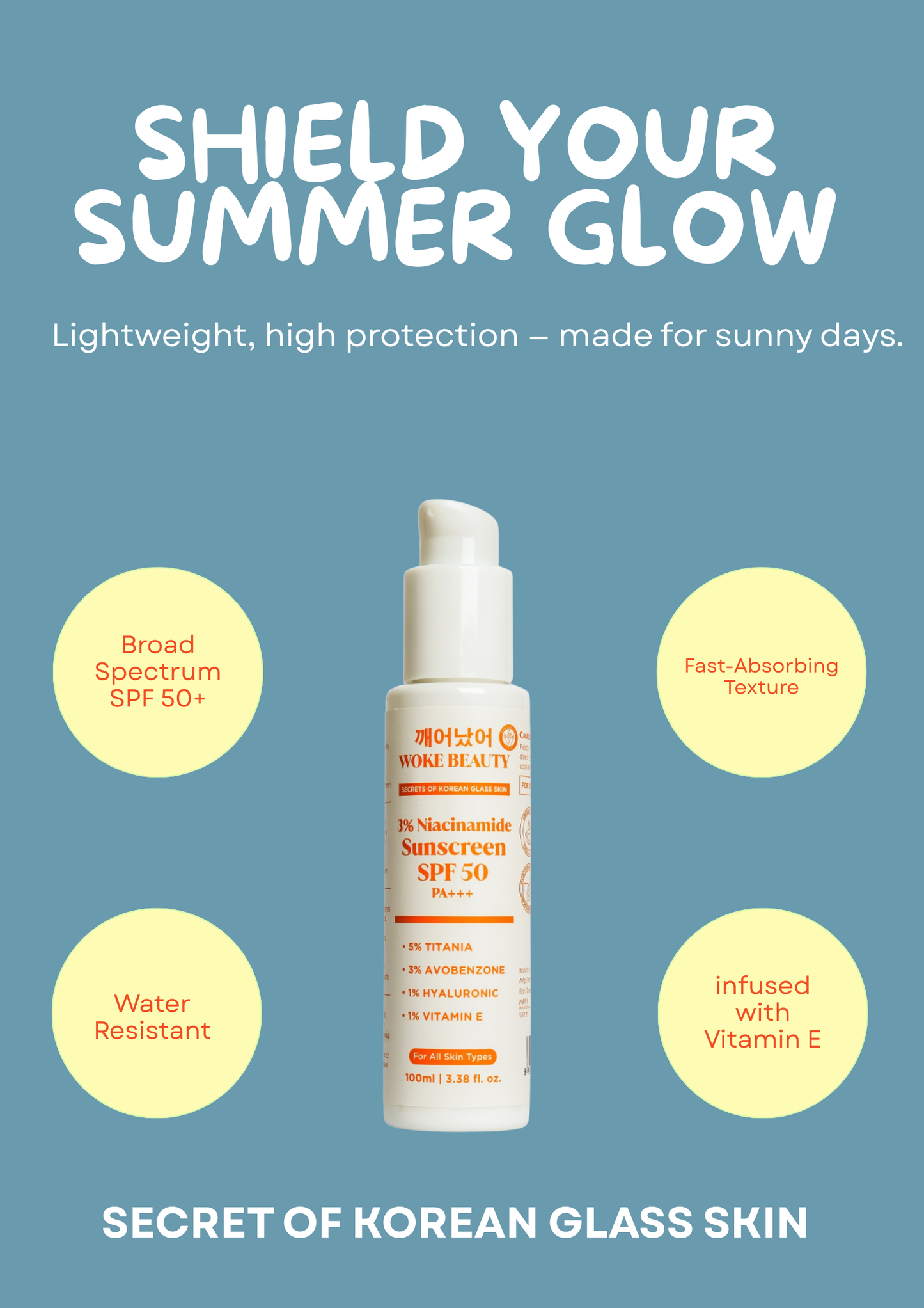 3% Niacinamide Sunscreen SPF 50 PA+++