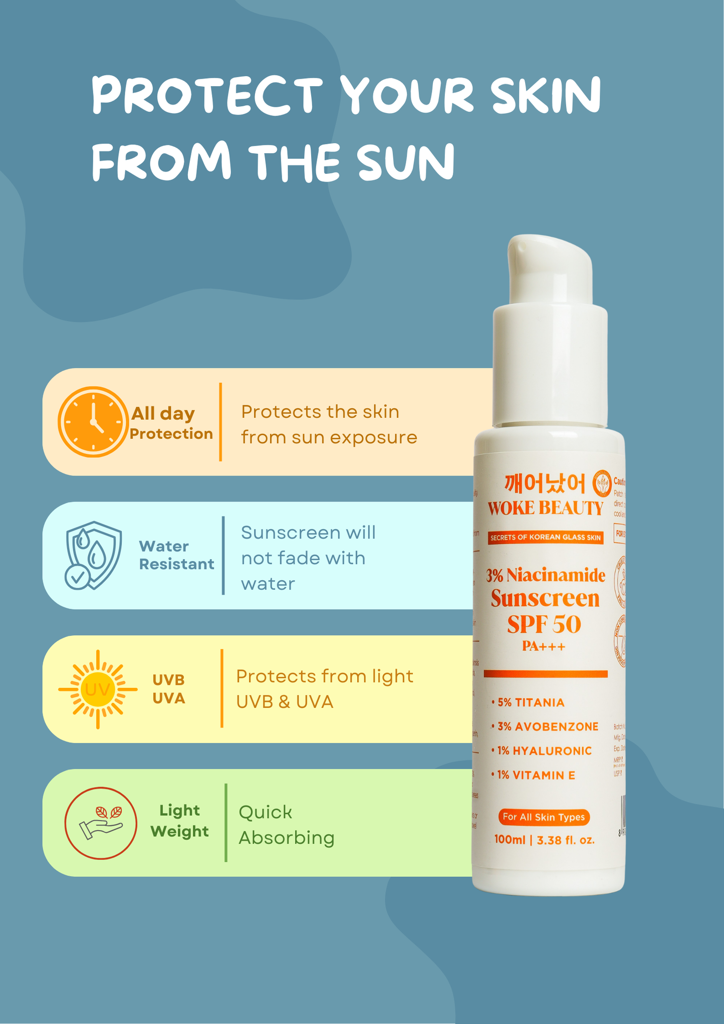 3% Niacinamide Sunscreen SPF 50 PA+++